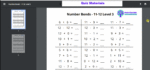 Number Bonds 11-20 Quiz Materials