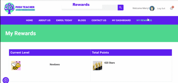 times tables 13-25 Rewards